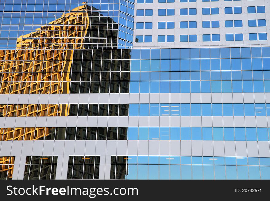 Window reflection in Vancouver