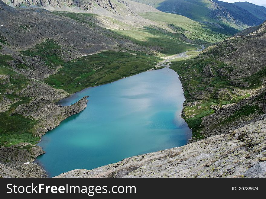 View from the top of mountain. View from the top of mountain