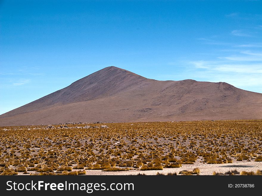View of the Atacama Desert in Chile