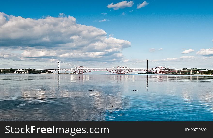 The two forth bridges from distance