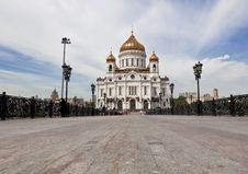Moscow. Christ The Savior Cathedral Royalty Free Stock Photos Moscow. Christ The Savior Cathedral Royalty Free Stock Photos