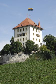 Small Castle In Central Switzerland Royalty Free Stock Photography