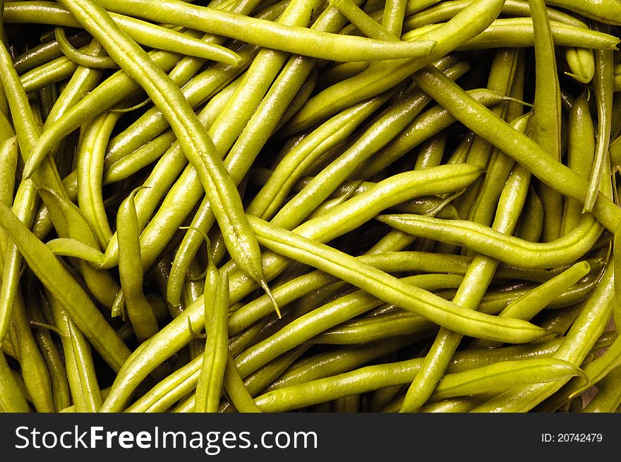 A Lot Of Asparagus Bean