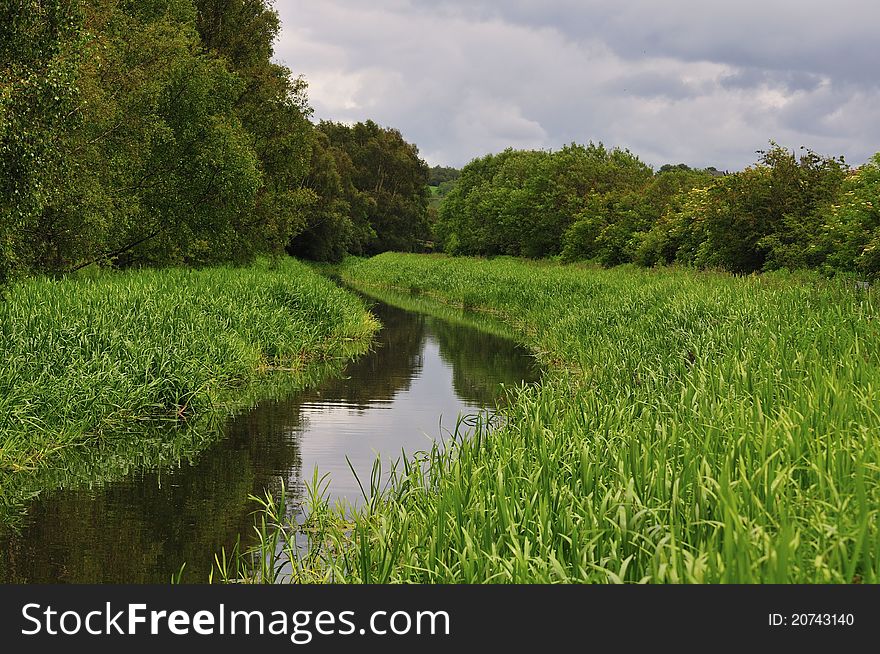 Unused Canal In Scotland.