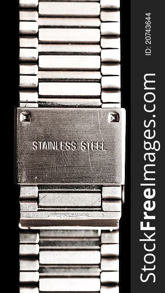 Stainless steel background of Pure metal