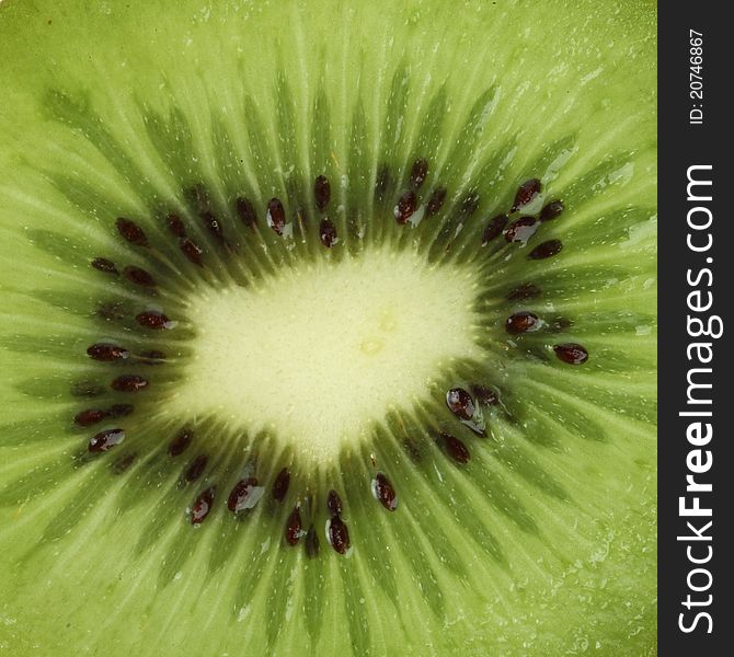 Close-up kiwi fruit background