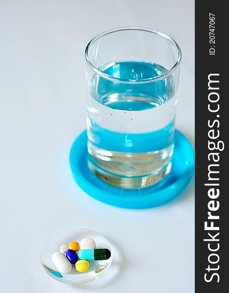 A pills and water after have meal