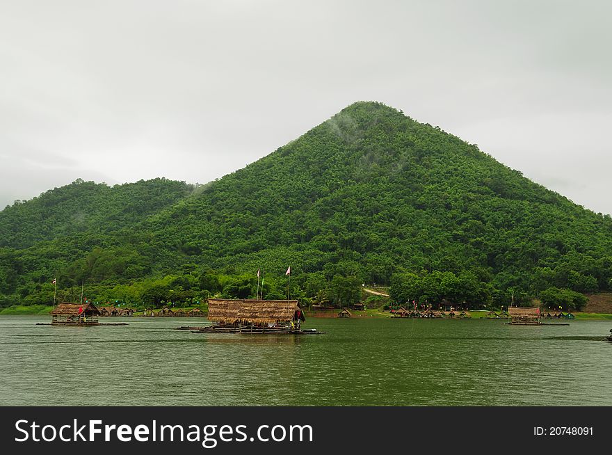 Houseboat In Thailand