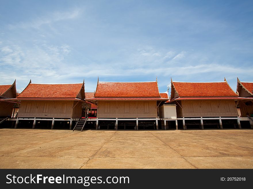 House for Buddhist priests in Thailand