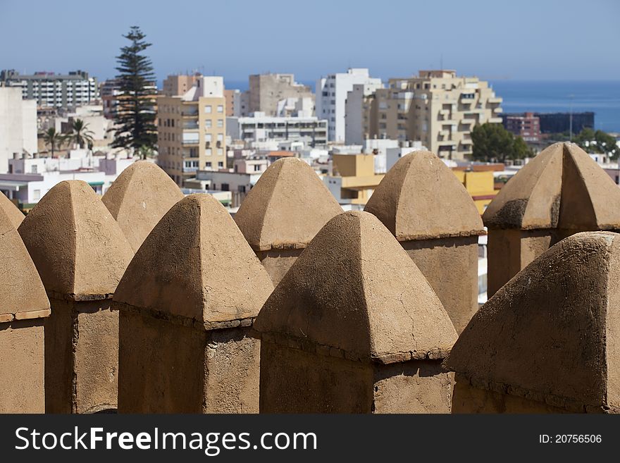 View over Battlements at Almeria