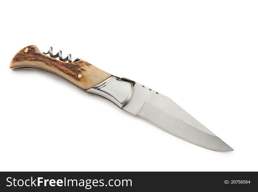 Penknife isolated on a white background