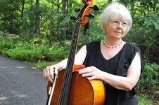 Cello Music Teacher. Royalty Free Stock Photo Cello Music Teacher. Royalty Free Stock Photo