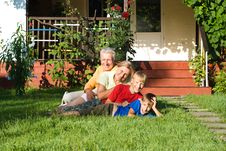 Free Grandsons With Grandparents Playing Stock Photography - 20762802