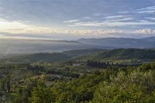 Countryside In Tuscany Royalty Free Stock Photos