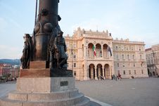 Monument At A Soldiers, Trieste Royalty Free Stock Images Monument At A Soldiers, Trieste Royalty Free Stock Images