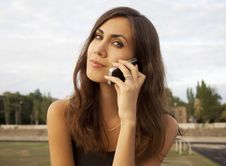 Pretty Girl Talking On The Phone Stock Images Pretty Girl Talking On The Phone Stock Images