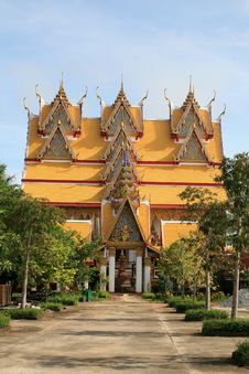The Path To Thai Temple Stock Images The Path To Thai Temple Stock Images