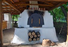 Russian Traditional Stove Royalty Free Stock Photos