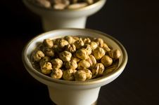 Chickpeas In The Bowl Stock Photography