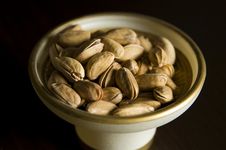 Pistacios In The Bowl Royalty Free Stock Photos Pistacios In The Bowl Royalty Free Stock Photos