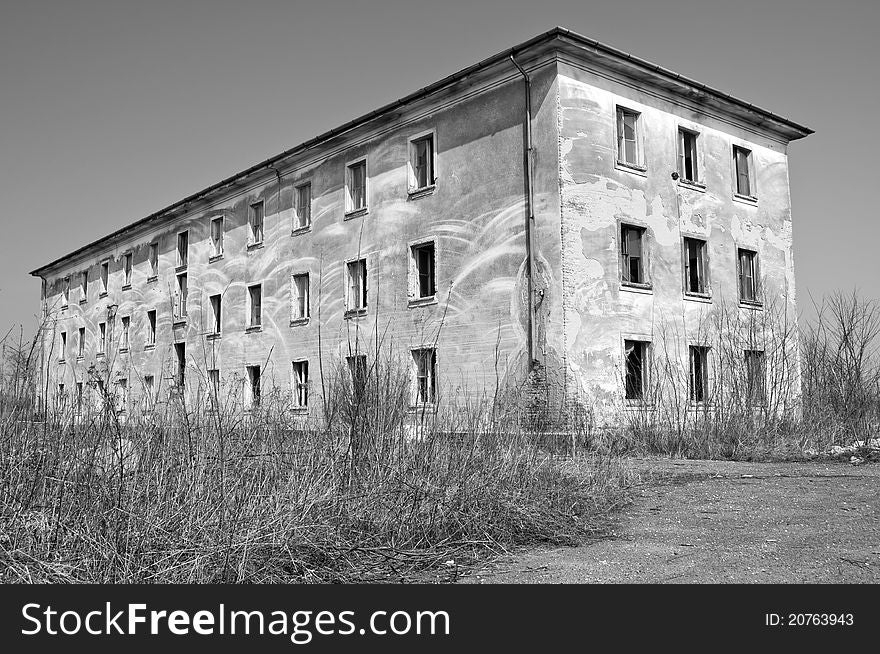 Abandoned building in Eastern Europe