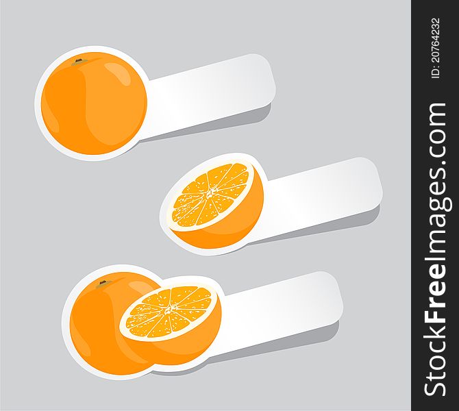 Vector illustration (ripe yummy oranges). Vector illustration (ripe yummy oranges)