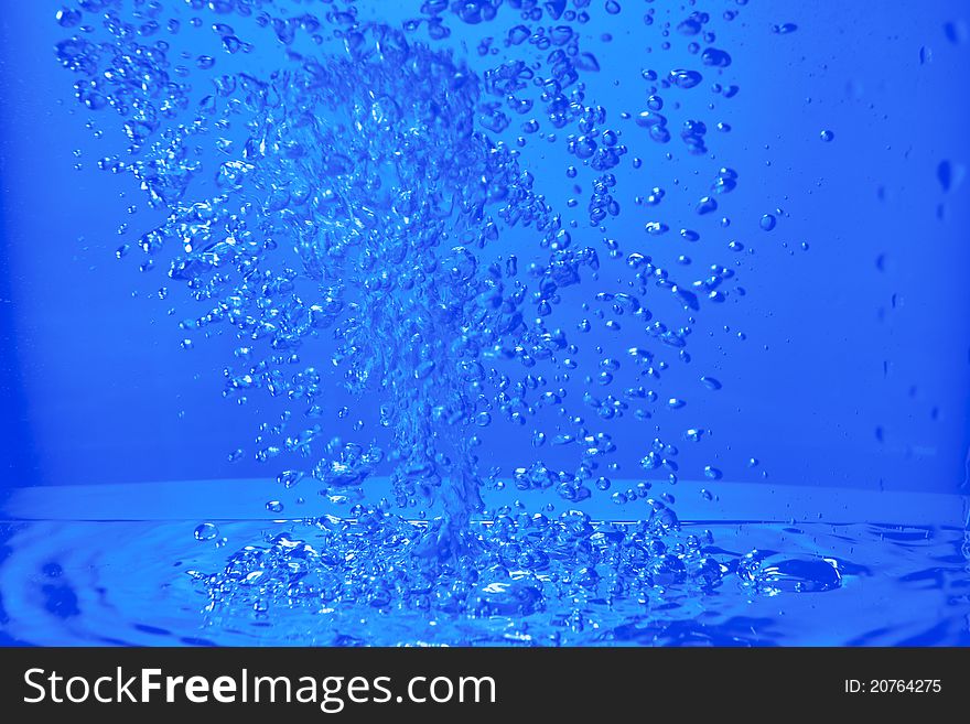 Bubbles In A Water