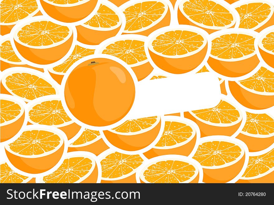Vector oranges