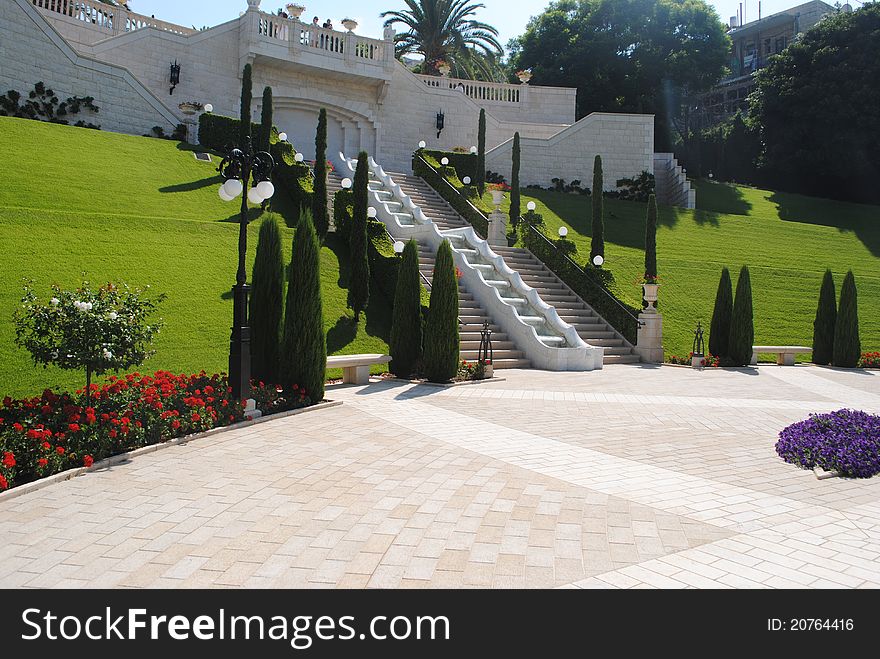 The amazing gardens in haifa. The amazing gardens in haifa