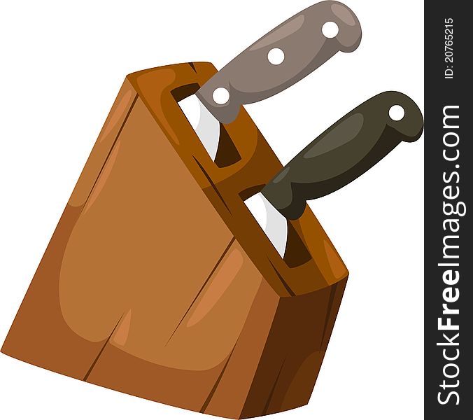 illustration of knife on white background vector file. illustration of knife on white background vector file