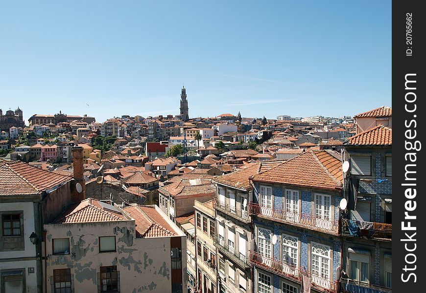 View from Cathedral of Porto,Portugal. View from Cathedral of Porto,Portugal