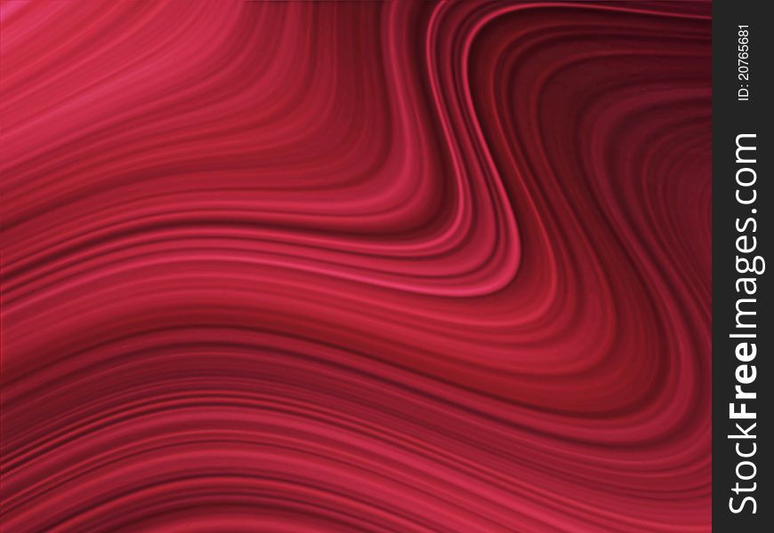Red blurry waves and curved lines background. Red blurry waves and curved lines background