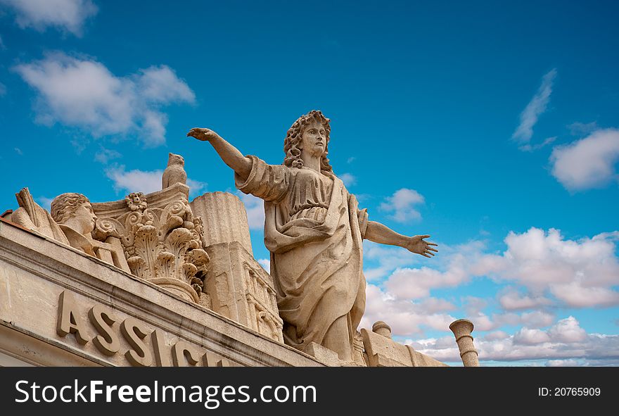 Statue On The Sky