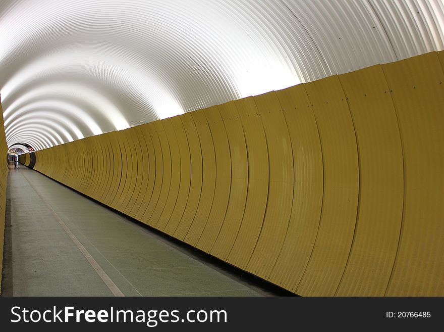 Underground Tunnel in Stockholm, Sweden