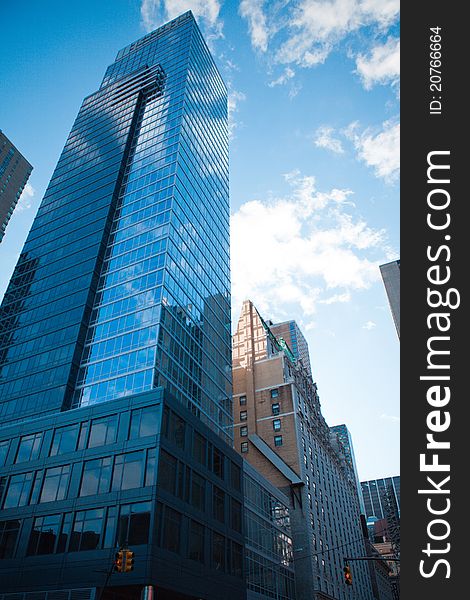 Modern Skyscraper in New York City. Modern Skyscraper in New York City