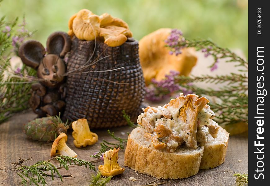 Mouse With Chanterelles