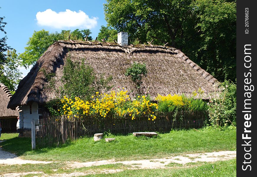 Old wooden house, Lublin, Poland