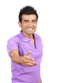 Offering A Handshake Royalty Free Stock Photography Offering A Handshake Royalty Free Stock Photography