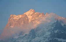 The Mountain Wetterhorn Stock Image The Mountain Wetterhorn Stock Image