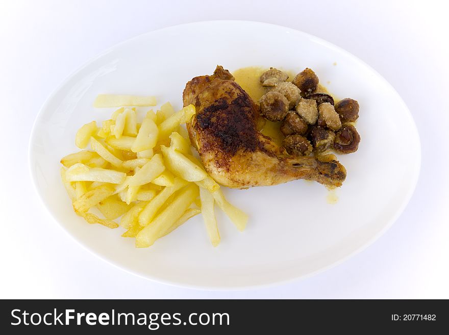 Chicken with potatoes