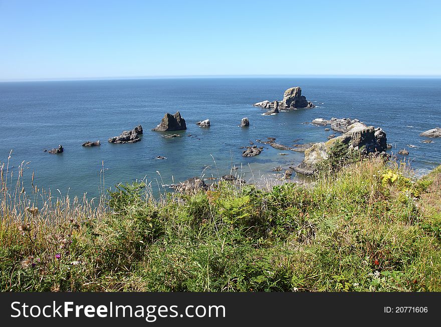 Ecola State Park, Oregon Coast & Pacific Ocean.