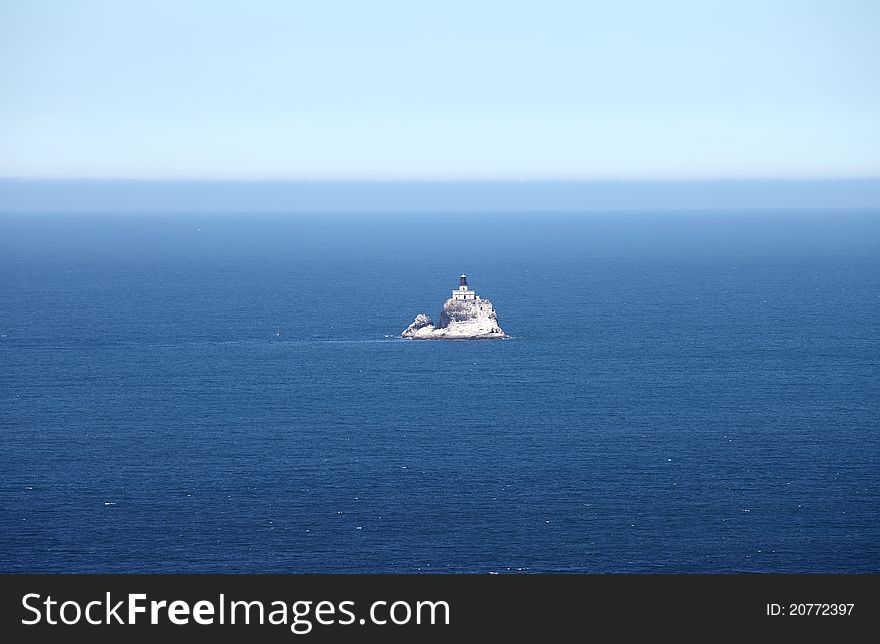 Tillamook Rock lighthouse on the Oregon coast, abandoned. Tillamook Rock lighthouse on the Oregon coast, abandoned.