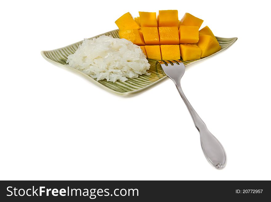 Ripe mango, Namdokmai, tropical fruit. Ripe mango, Namdokmai, tropical fruit