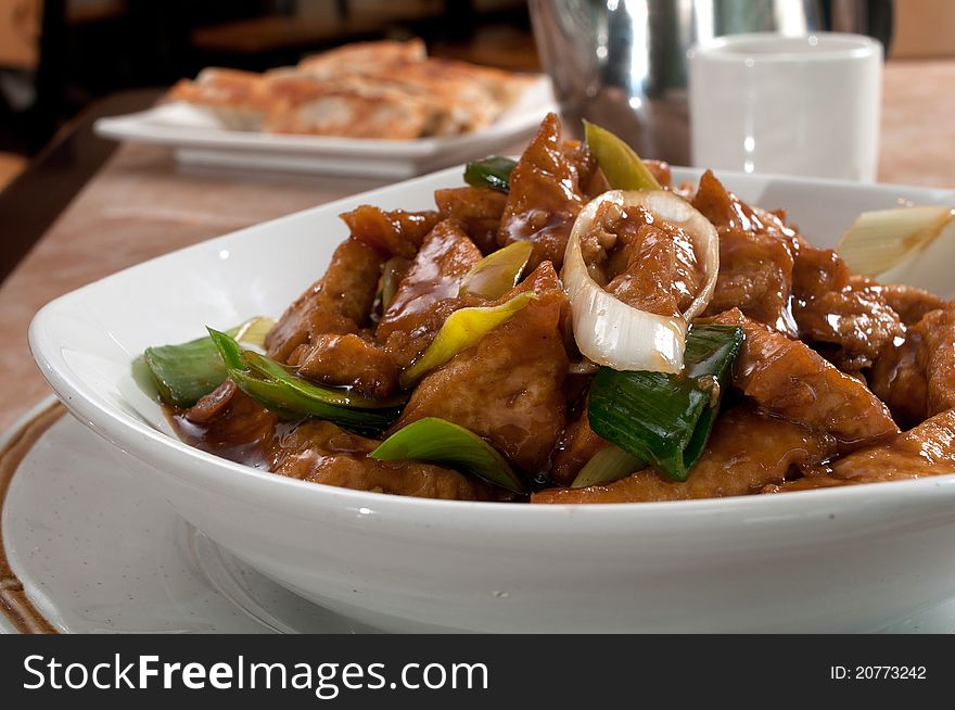 Homestyle Szechuan tofu with vegetables