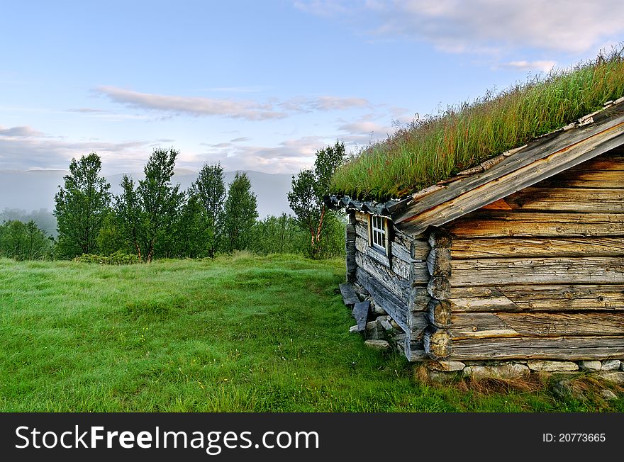 House With Grass On The Roof.