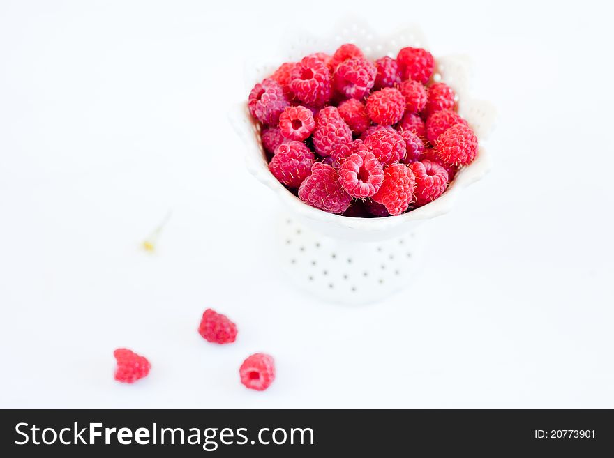 Raspberry In Bowl