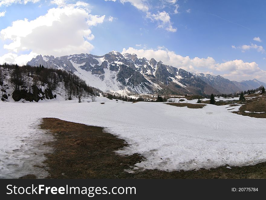 Magic winter landscape covered with snow. Magic winter landscape covered with snow