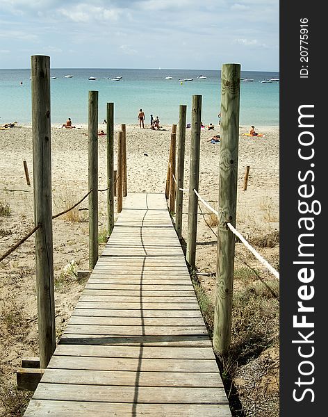 Beatiful beach at Menorca Island ( Spain )