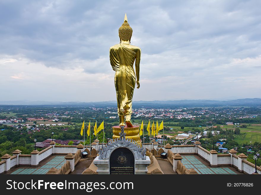 The Buddha in Pratad Khaonoi of Thailand