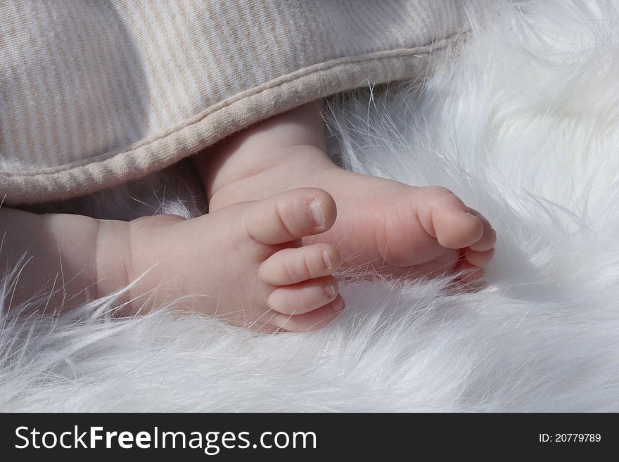 Newborn Baby Clutching Mothers Finger